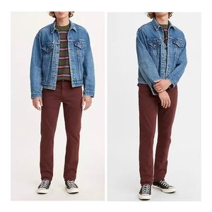 Levi’s 511 Slim Wine Red Big Boys Jeans/Sz:16/28x28/NWT